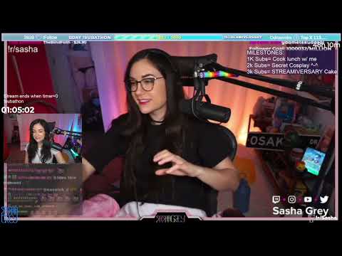 Sasha Grey VOD 10/March/2023 Reacting - Bloodborne part 9 / BDAY !SUBATHON 4 YEAR part 6