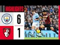 City too strong at the Etihad 😔 | Manchester City 6-1 AFC Bournemouth