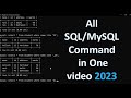 Complete SQL Query In One Video SQL Tutorial For Beginners Complete MYSQL Query In One Video 2023