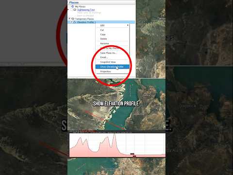 How to create Elevation profile in Google Earth 🌏 #architecture