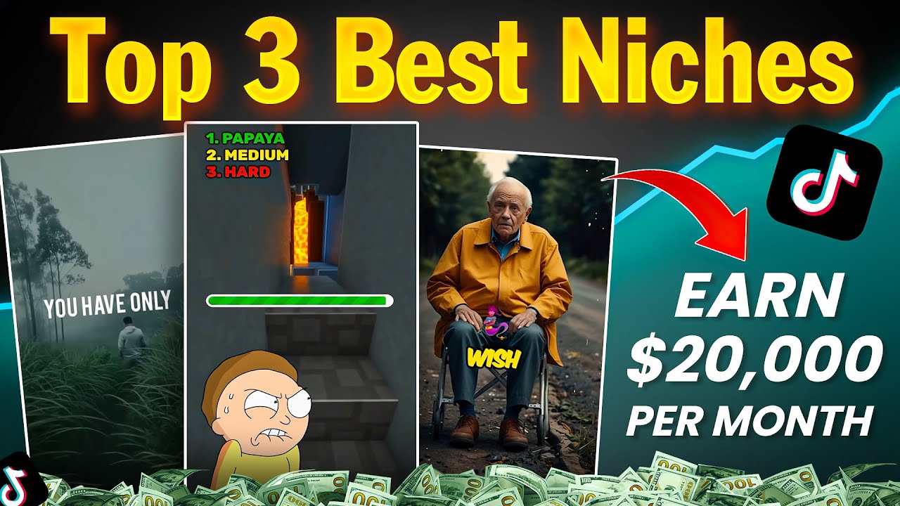 Top 3 Faceless TikTok Niches to Earn $20,000/Month!