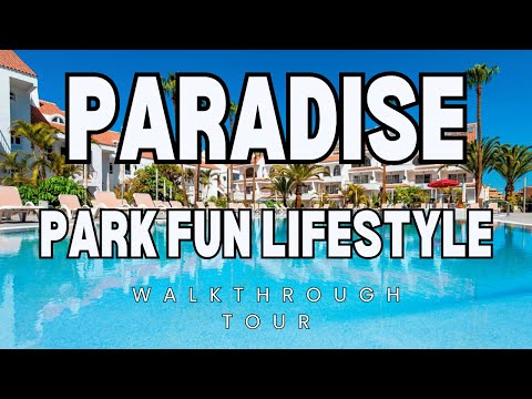 Paradise Park Fun Lifestyle Hotel Walkthrough | Los Cristianos, Tenerife | Bars, Pools, Amenities