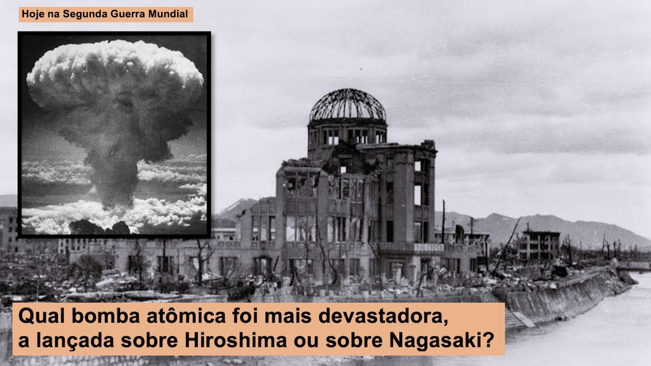 Qual bomba atômica foi mais devastadora, a lançada sobre Hiroshima ou sobre Nagasaki?