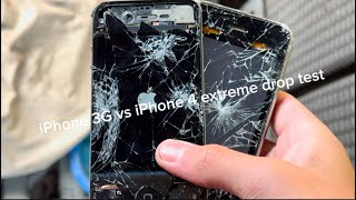 iPhone 3G VS iPhone 4 extreme drop test