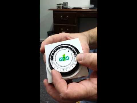 Gro1 analog mechanical timer setup tutorial