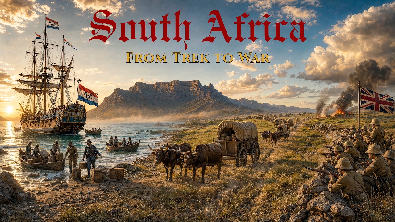South African History Summary 🇿🇦 From First Settlements to the Anglo Boer War