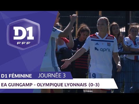 J3 : EA Guingamp -  Olympique Lyonnais (0-3) / D1 Féminine