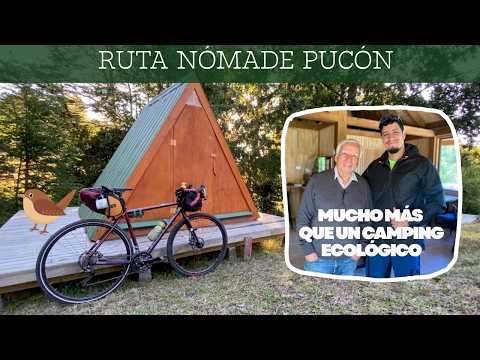VLOG BIKEPACKING-Conociendo camping educativo en la cordillera de Pucón LA ARAUCANÍA