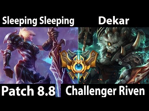 [ SleepingSleeping ] Best Riven vs Best Rengar [ Dekar ] Top - league of legends