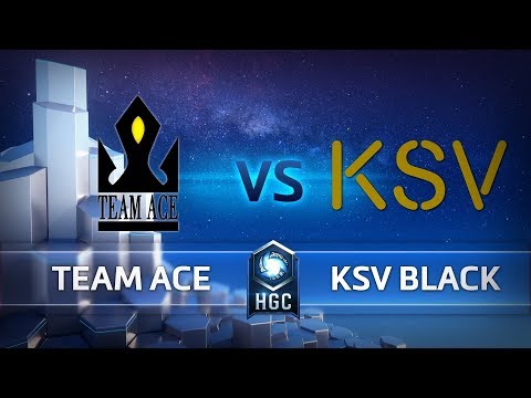 HGC 2018 KR - Phase 1 - Week 10 - KSV Black vs. Team Ace - Game 1