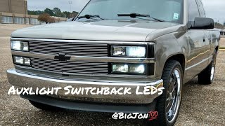 Auxlight Switchback LED parking lights #chevygang