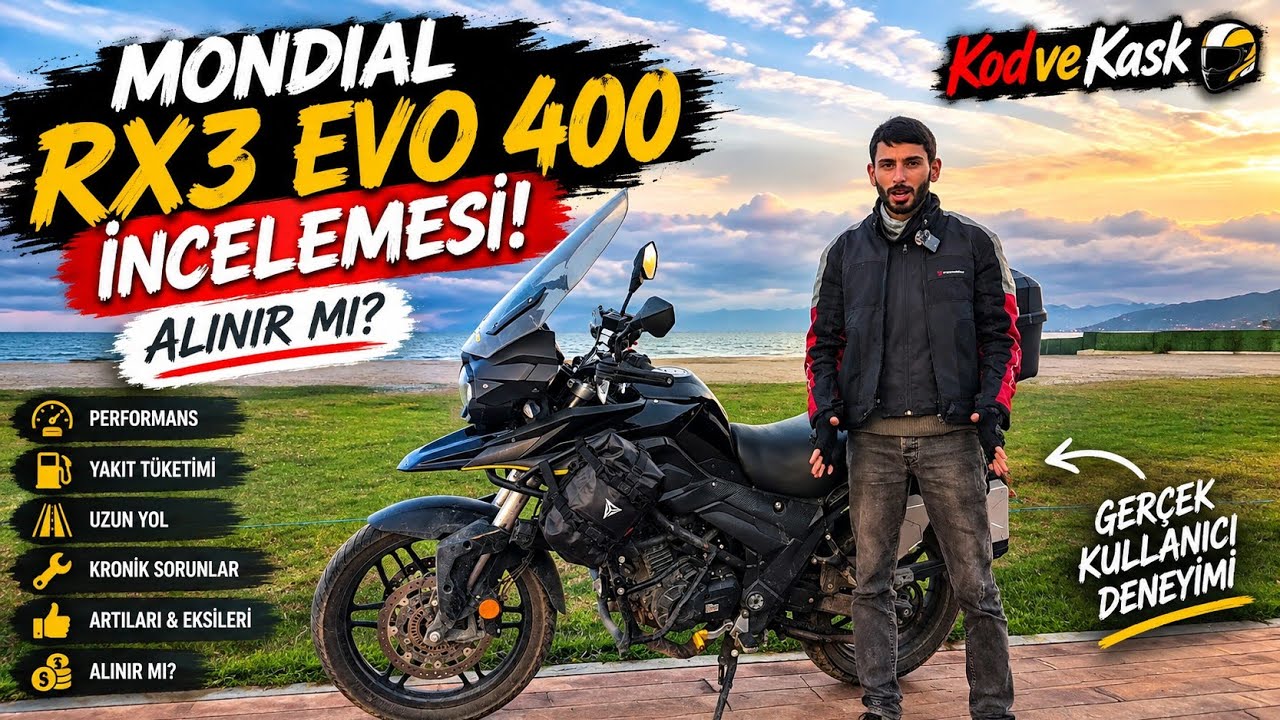 Mondial RX3 Evo 400 İncelemesi! Alınır mı? Gerçek Kullanıcı Deneyimi