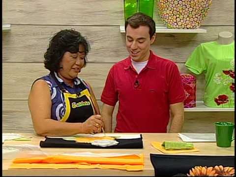 Programa Arte Brasil - 16/01/14 - Julia Passerani - Girassil em Patch Apliquê