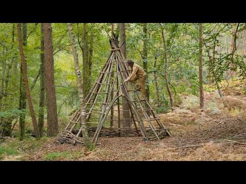 I Rebuilt a 10,000 Year Old House - 80 Day Timelapse