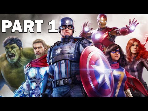 Marvel's Avengers Gameplay Walkthrough Part 1 - Time To Become A Superhero!