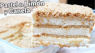 Postre 🍰 con 3 INGREDIENTES y en 🍪 5 MINUTOS de trabajo, SIN HORNO (de CANELA y LIMÓN)