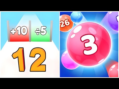Hole Number Run vs Marble Run 3D - (All Max Level, New Update)