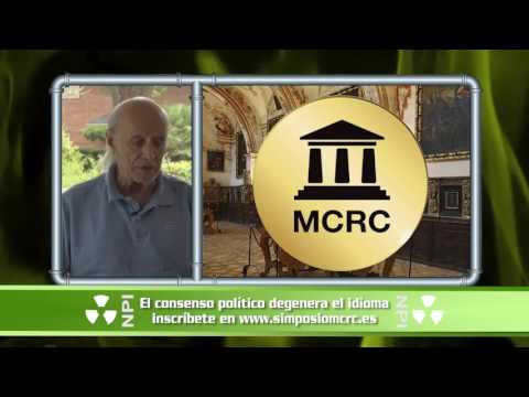DON ANTONIO GARCÍA TREVIJANO PRESENTA EL SIMPOSIO 'EL CONSENSO POLÍTICO DEGENERA EL IDIOMA'