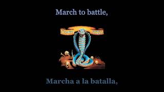 Omen - March On - Lyrics / Subtitulos en español (Nwobhm) Traducida
