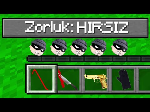 DEADPİES VS HIRSIZ ZORLUK SEVİYESİ 🔪 - Minecraft