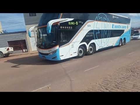 EMTRAM SAINDO DA RODOVIÁRIA DE BARRA DA ESTIVA-BA ,LINHA  : IRECE X SÃO PAULO  COM MOTORISTA ROBSON.