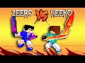 HEEKO VS ZEERO : WHEN HEROBRINE SON FIGHT : MONSTER SCHOOL