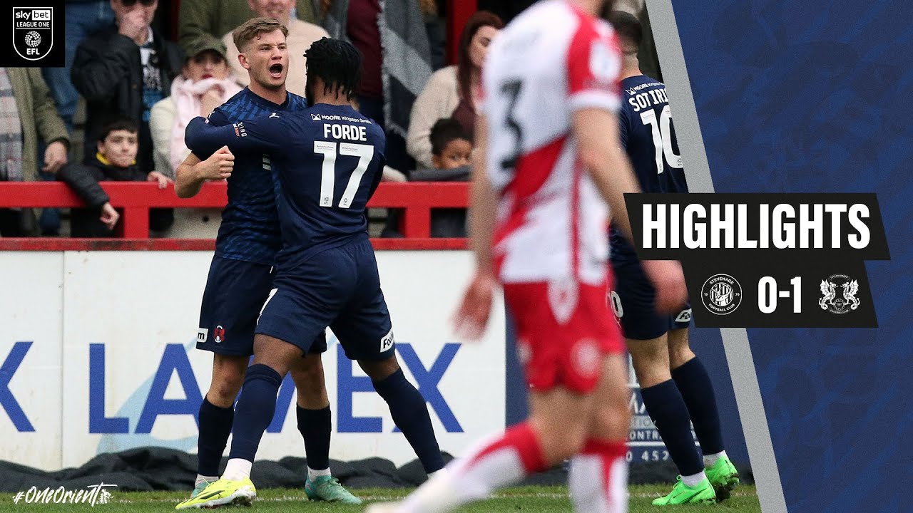 Stevenage vs Leyton Orient highlights