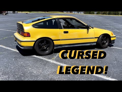CURSED 90 CRX SI DRIVE! + REVIEW  Y49 YELLOW EF EF8