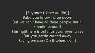 USHER FT BEYONCE &amp; LIL WAYNE | Love In This Club || (lyrics) #usher #beyonce #lilwayne