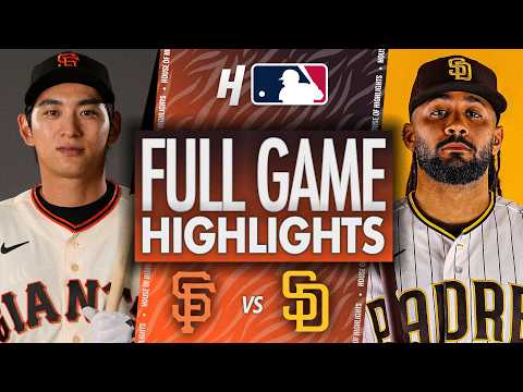 샌디에이고 VS 샌프란시스코 MLB 하이라이트