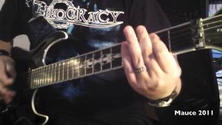 Theocracy - Nailed [As The World Bleeds] - Guitar cover