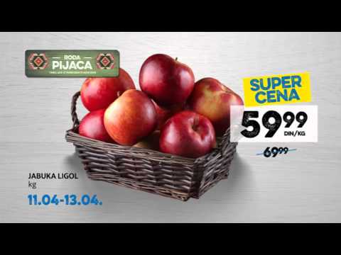 Sveže sa RODA pijace 11. - 13.04.2016.