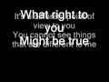 Blink 182 Point of View Lyrics (Buddha Verison)