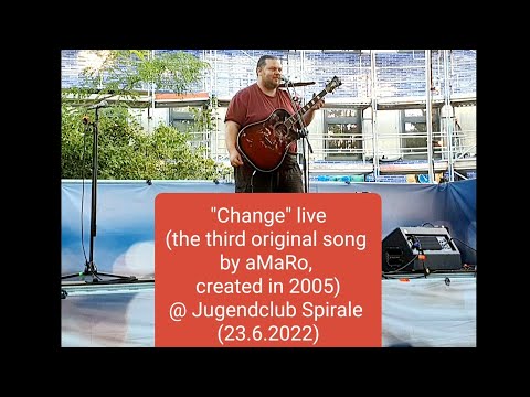 My third original song "Change", created in 2005, live @ Jugendclub #‎@SpiraleTV Berlin!