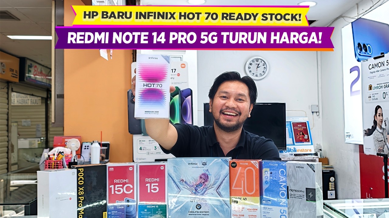 Cek Pasar Offline! Infinix GT 50 Pro, Xiaomi 15T Pro & POCO F7 HARGANYA BIKIN KALAP! #MarZoom 372