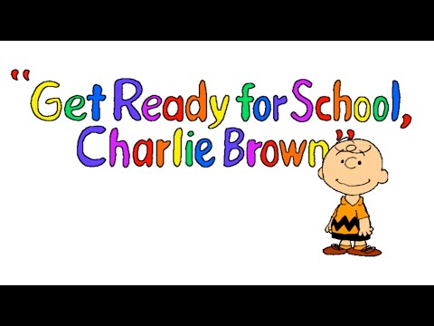 Get Ready for School, Charlie Brown! 1995 PC Playthrough - Get Ready Charlie