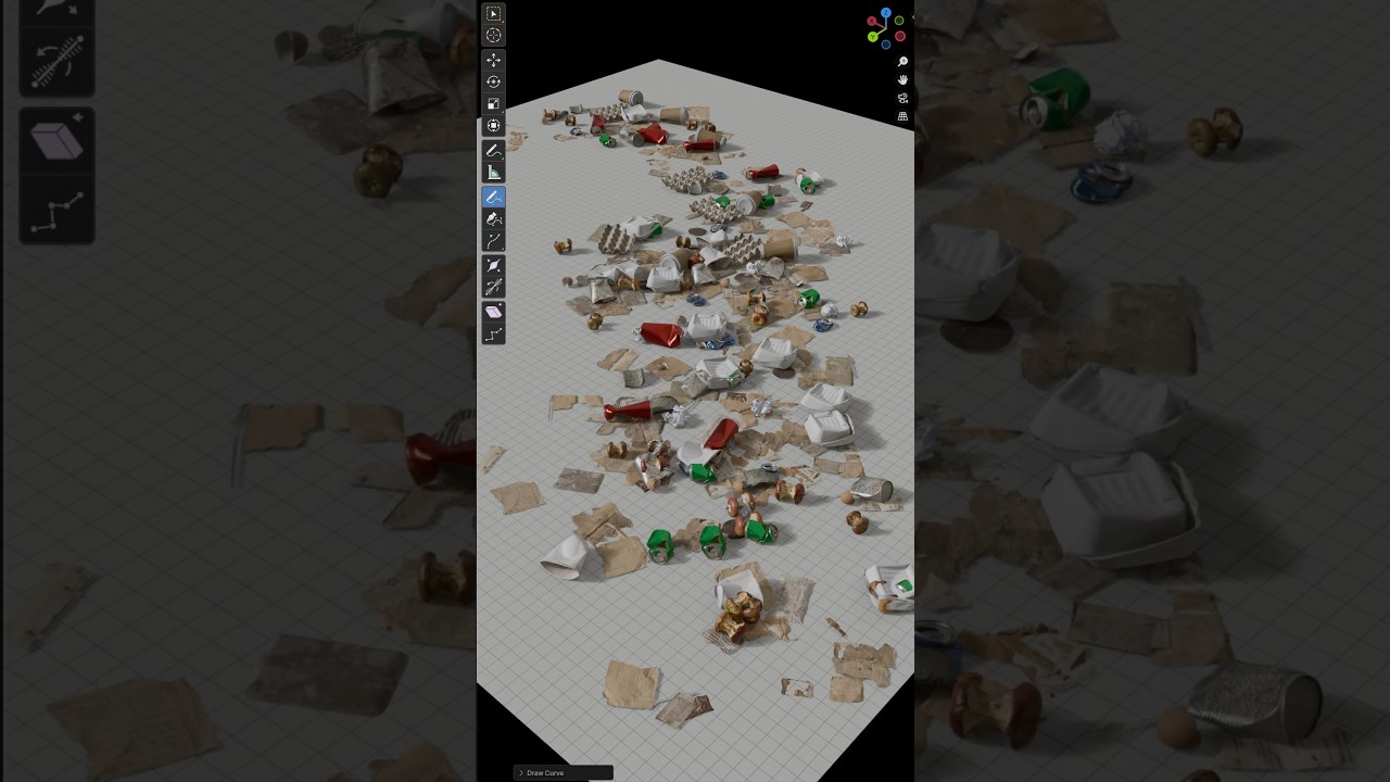 Scatter Objects on a Surface