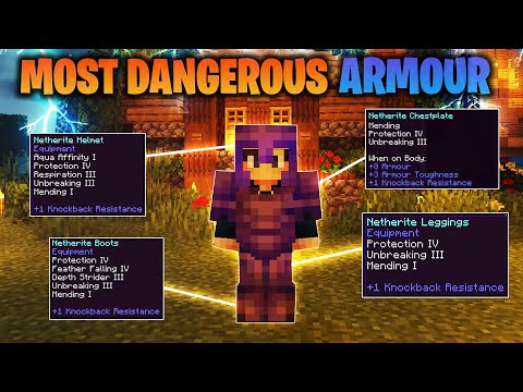 WORLD MOST POWERFUL ARMOR MINECRAFT IN 1.17