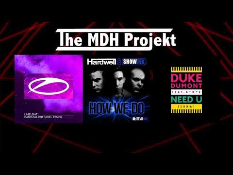 Limelght & Vigel x Hardwell & Showtek x Duke Dumont - Canis Major x How We Do x 100%