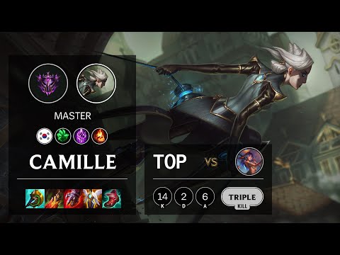 Camille Top vs Lillia - KR Master Patch 11.24