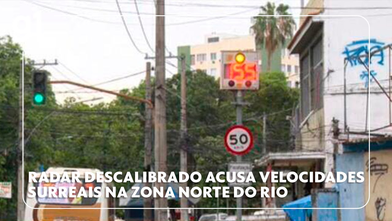 Radar descalibrado acusa velocidades surreais na Zona Norte do Rio; até ciclista é ‘multado’