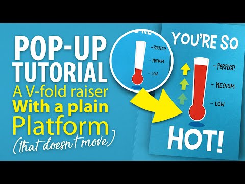 Pop-up tutorial: V-fold raiser with a flat platform on top (that doesn’t move)