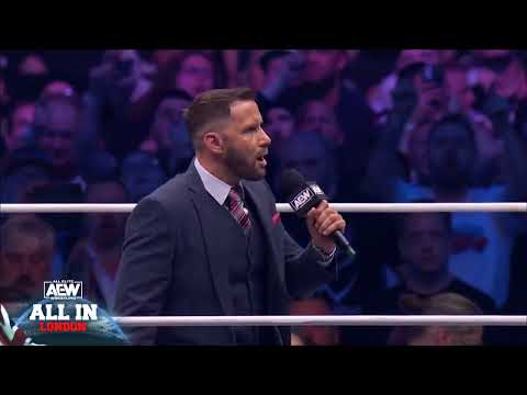 Nigel McGuinness Takes Centre Stage at AEW All In London to Announce Record-Breaking Attendance!