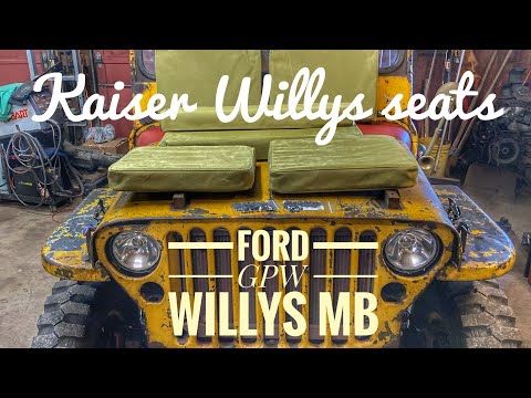 Kaiser Willys MB/GPW seat install