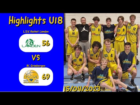 U18 LSV Basket Landen - BC Grimbergen (recap)