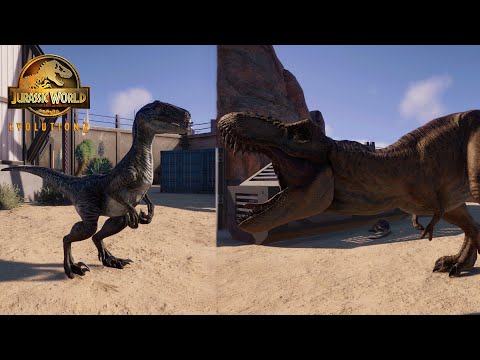 10 Raptors vs GIANT Carnivores | Pack Hunt Survival