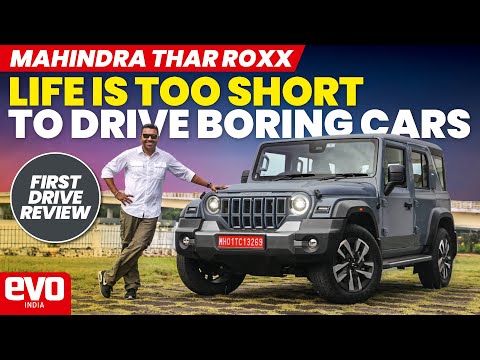 Mahindra Thar Roxx targets Creta and other mid-size SUVs | First Drive Review | @evoIndia