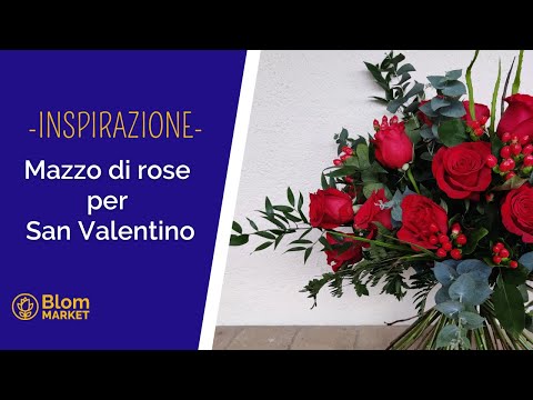 Mazzo di rose rosse per San Valentino | Blom Market & Milvia Botanical design