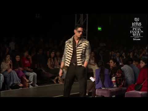 Supermodel Muzamil Ibrahim Showstopper at India Fashion Week