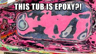 20+ Layers Later... This Epoxy Bath Tub Looks Like Thermal Imaging
